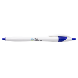Care Initiatives Classic Click Pen, Blue Ink (Pkg of 10)