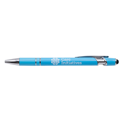 Care Initiatives Stylus Click Pen, Black Ink (Pkg of 10)